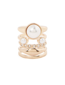 Calissa Pearl Ring Pack Pearl/Gold_mannequin