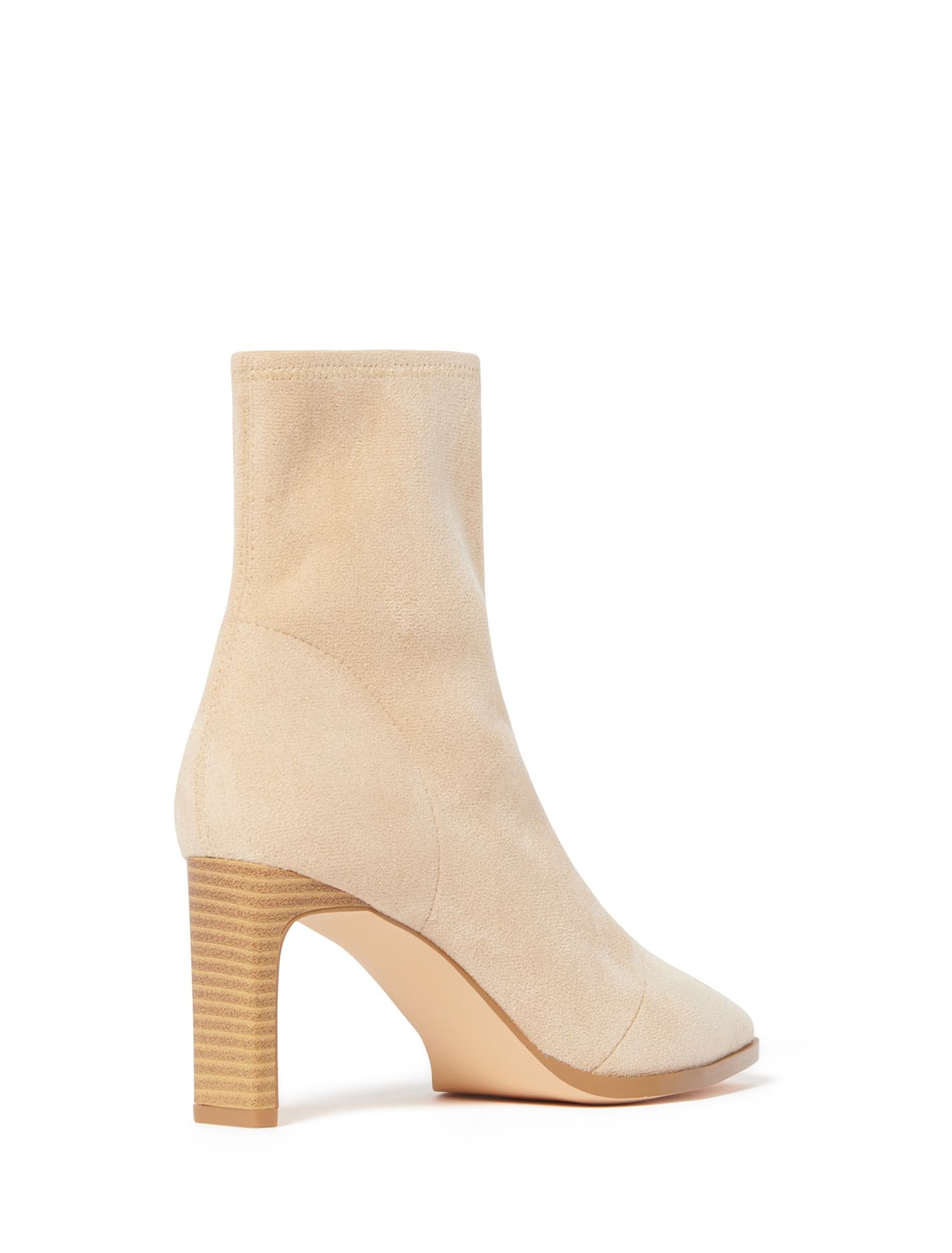 Freya Sock Boot Sand Micro_mannequin