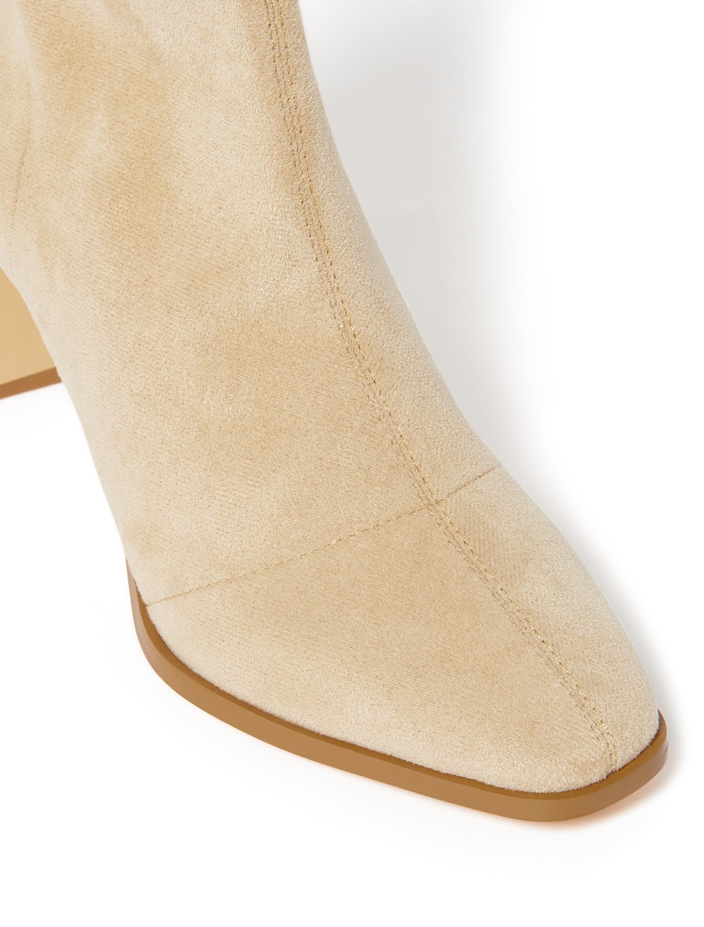 Freya Sock Boot Sand Micro_mannequin