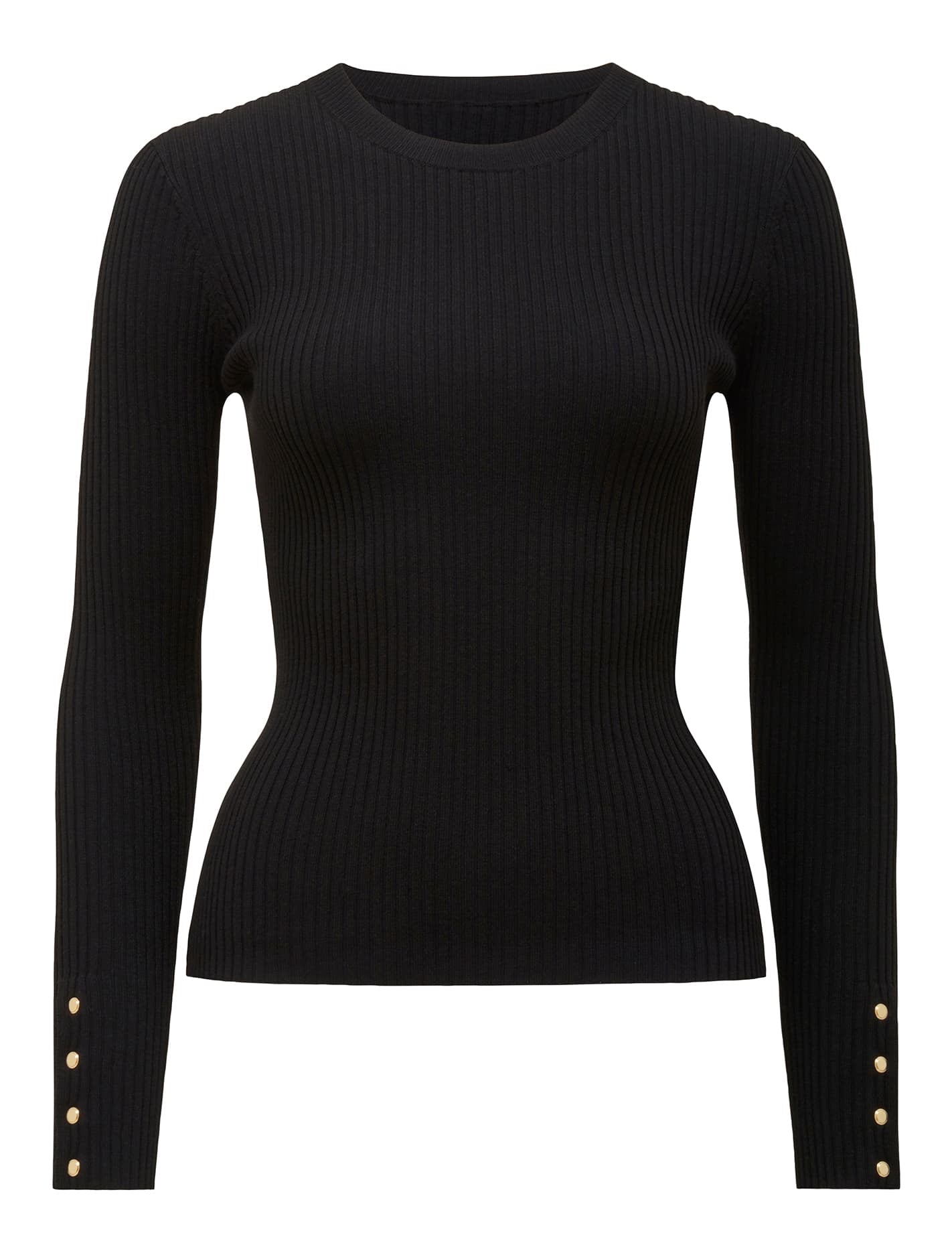 Sienna Layering Rib Knit Top Black_mannequin