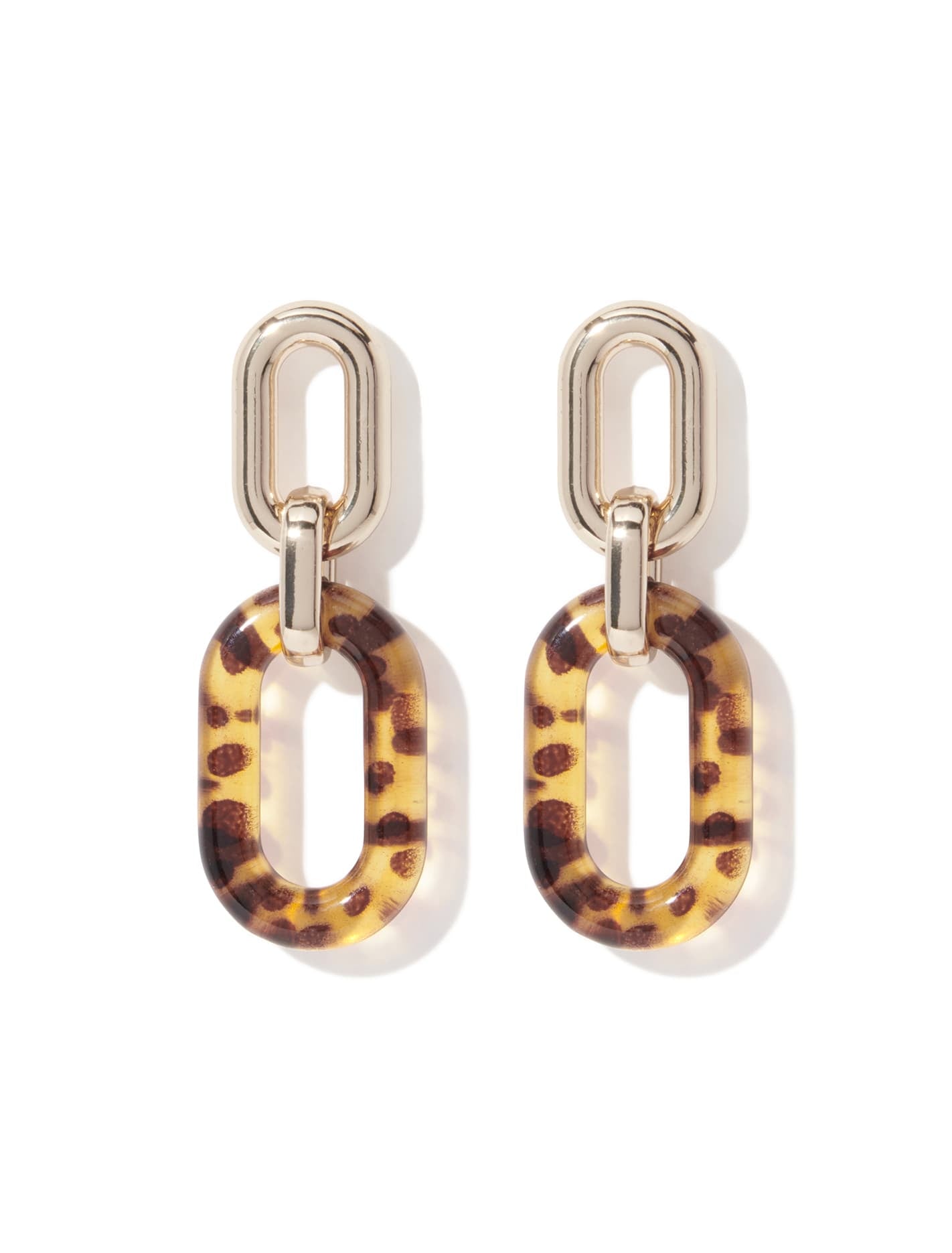 Madeline Tort Acrylic Drop Earring Tortoise_mannequin