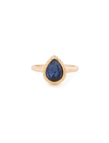 Paris Translucent Ring Gold/Blue_mannequin