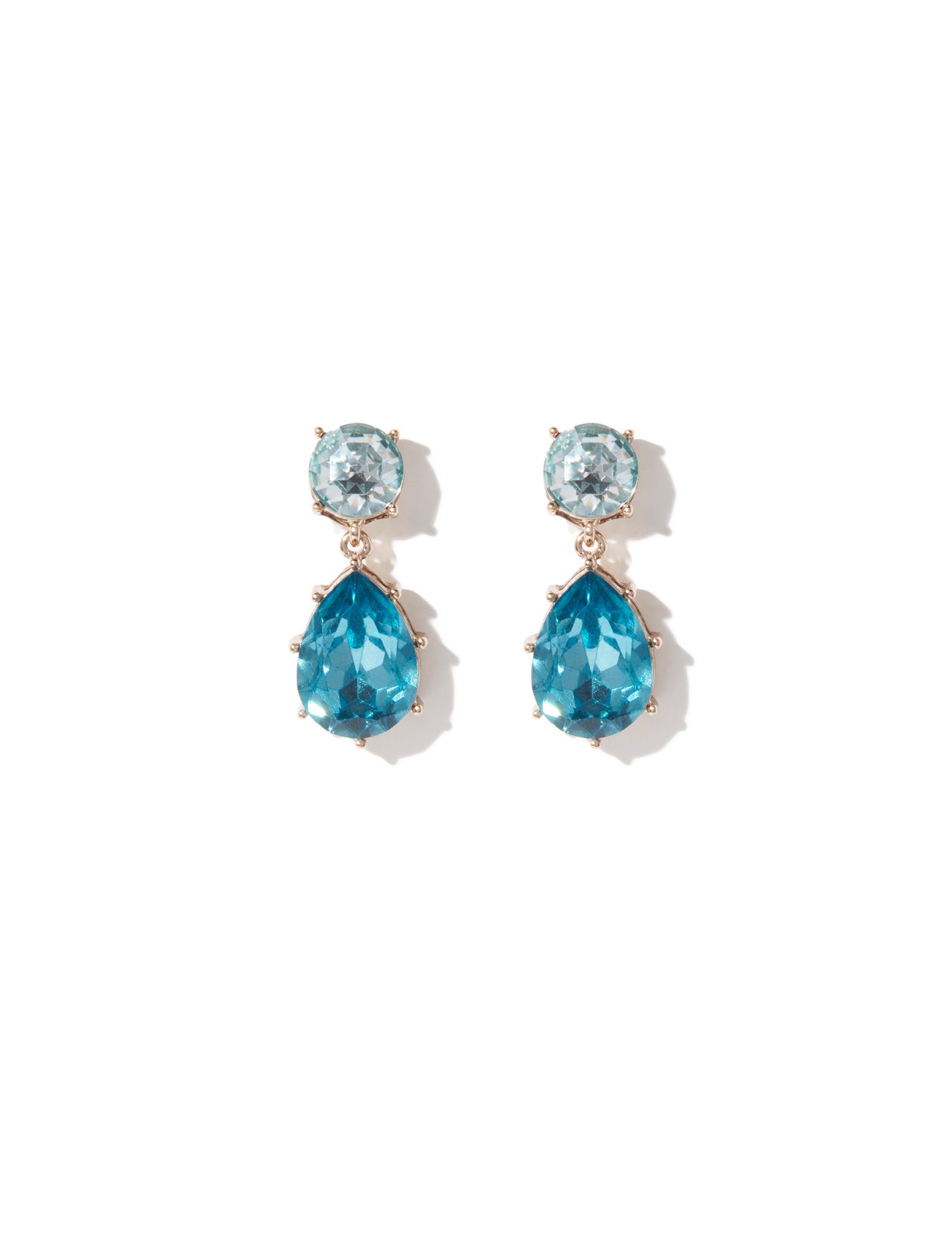 Evie Stone Tear Drop Earring Blue Multi_mannequin