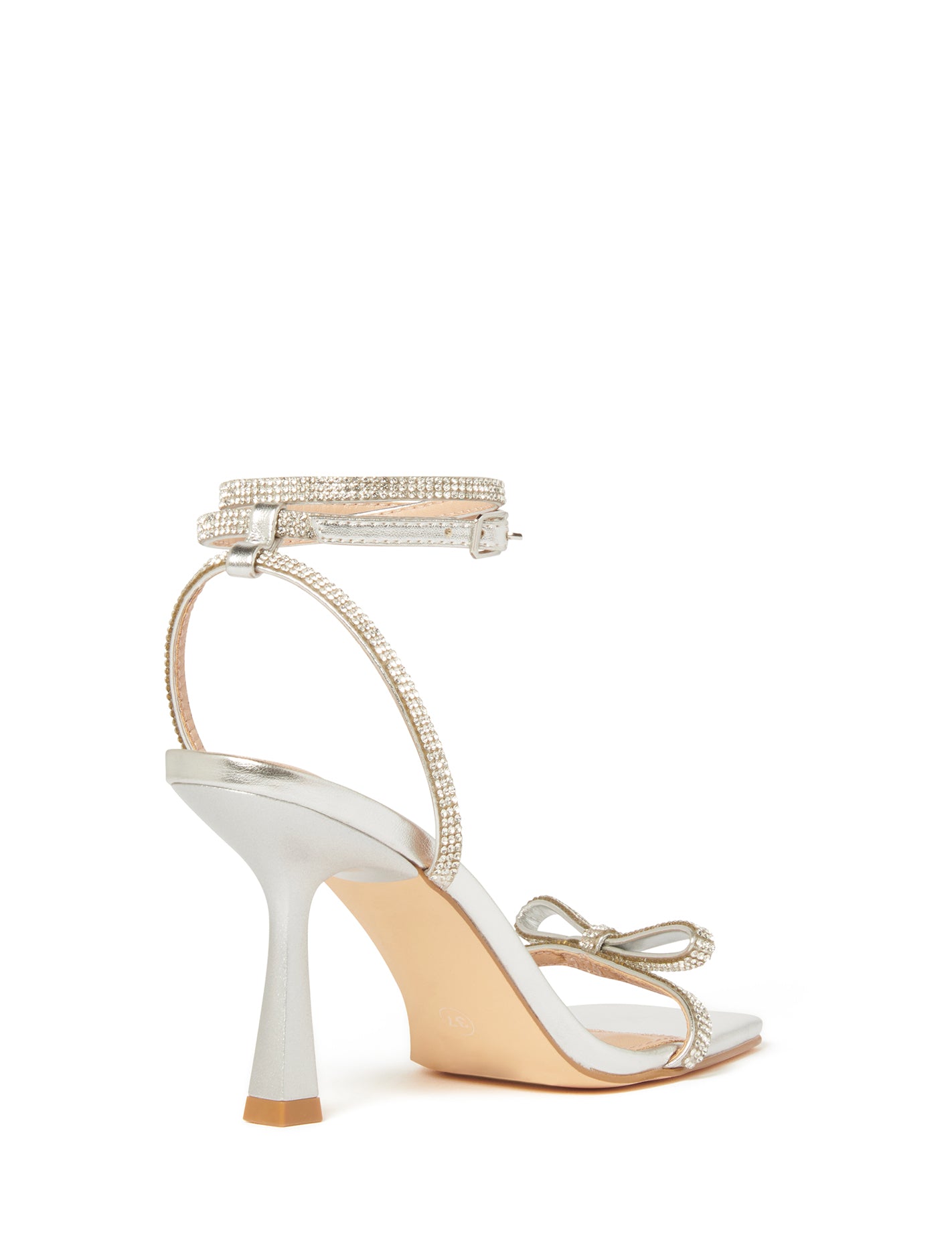 Estelle Diamante Bow Stiletto Silver_mannequin