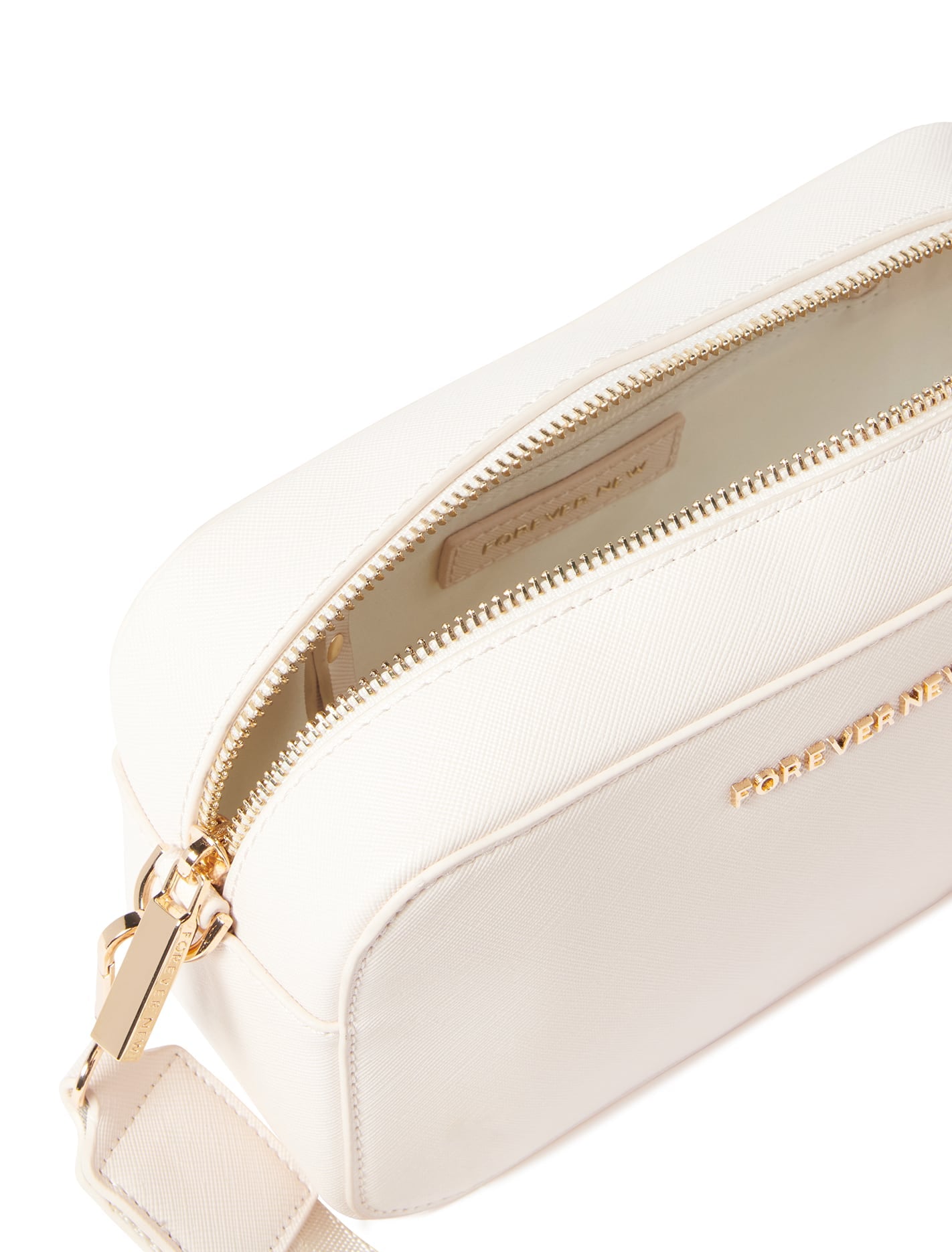 Eva Camera Multi Strap Bag White_mannequin