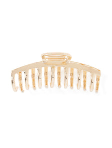 Renee Metal Claw Clip Gold_mannequin
