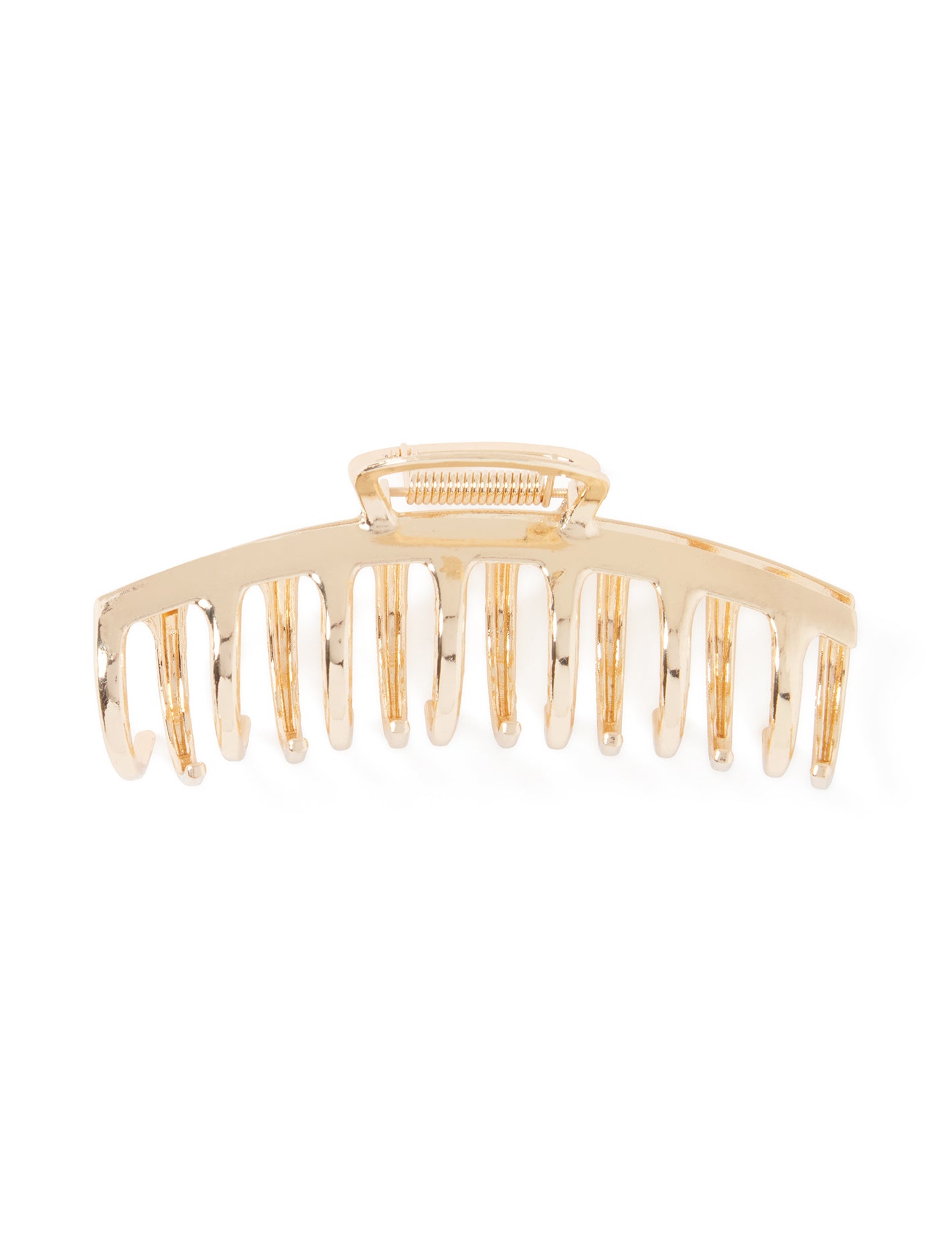 Renee Metal Claw Clip Gold_mannequin