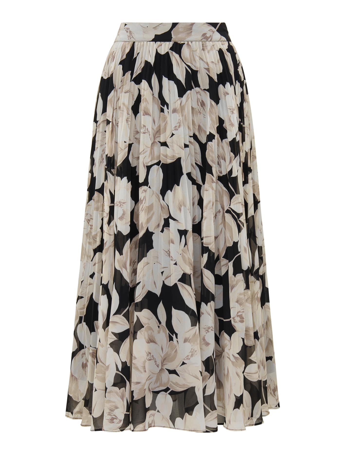 Aurora Pleated Skirt Light Wright Floral_mannequin