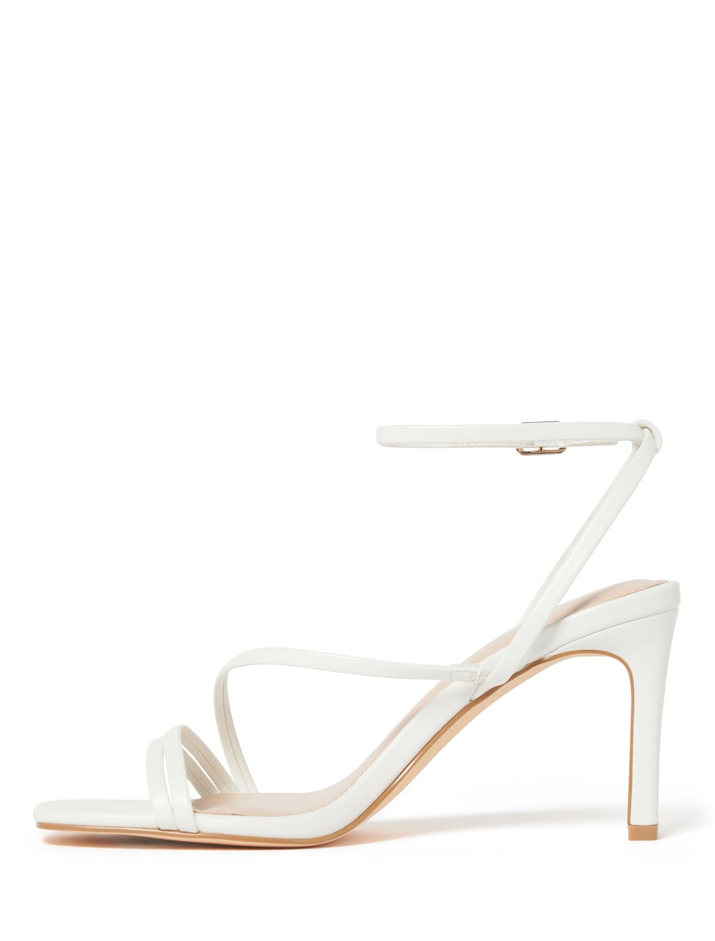 Vanessa Thin Block Heel White_mannequin