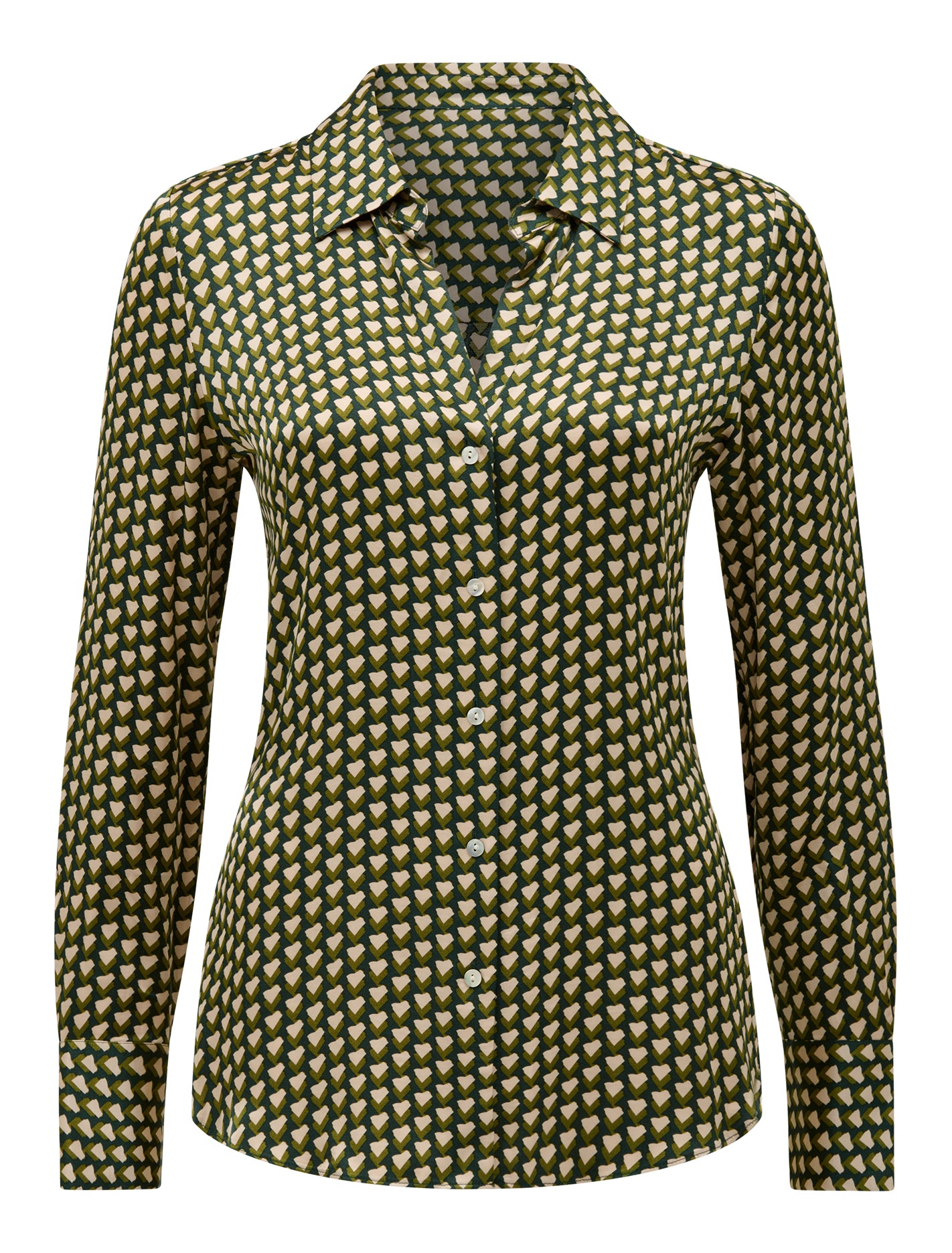 Harvey Satin Shirt Murphy Geo_mannequin