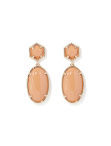 Raya Drop Earring Orange_mannequin