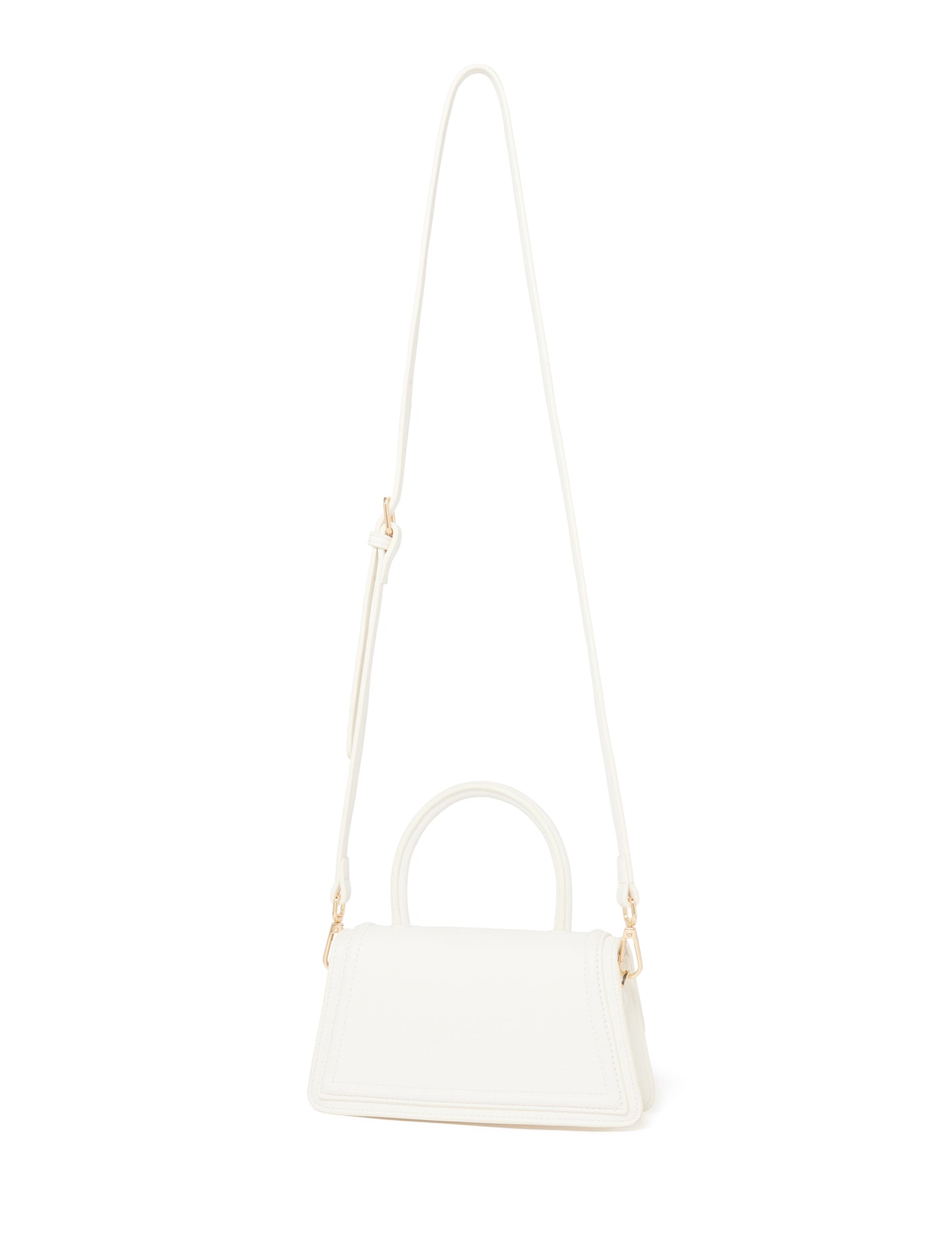 Mabel Panel Mini Bag White_mannequin