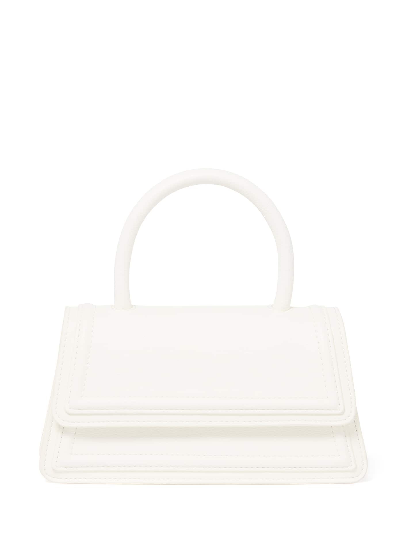 Mabel Panel Mini Bag White_mannequin