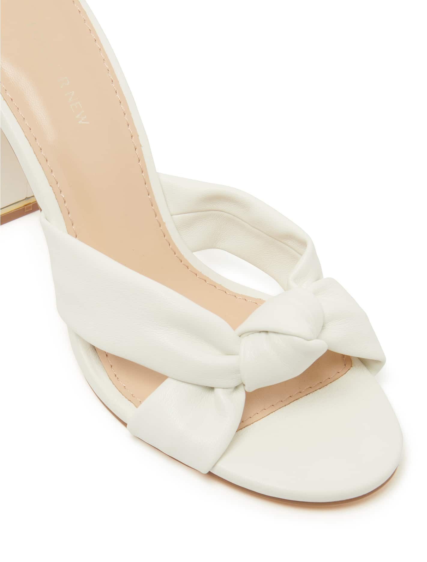 Luna Knot Mules Ivory_mannequin