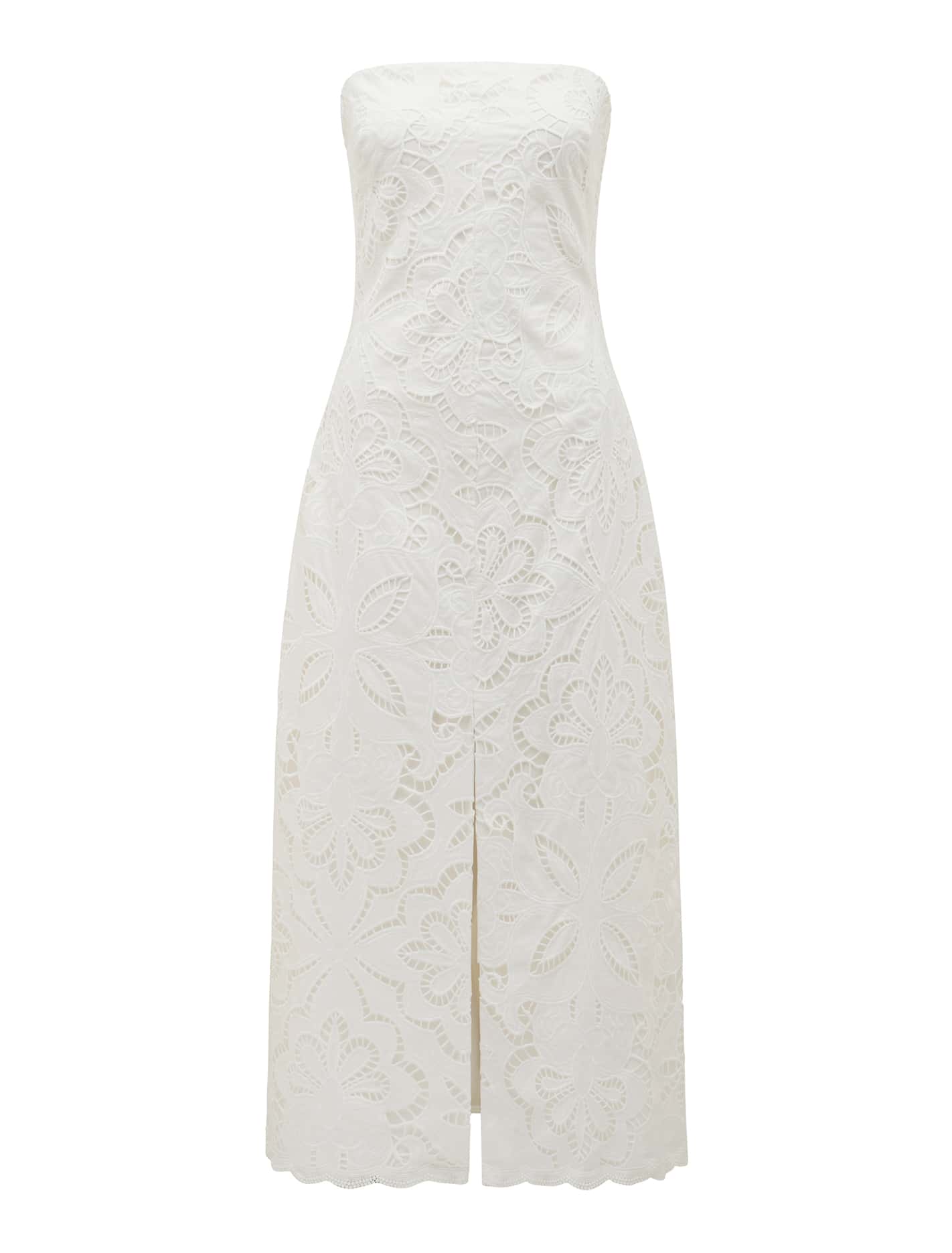 Daphne Broderie Strapless Midi Porcelain_mannequin