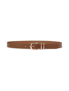 Darcy Double Keeper Jeans Belt Tan_mannequin