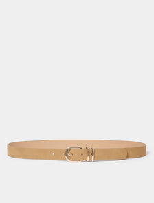 Darcy Double Keeper Jeans Belt Camel_mannequin
