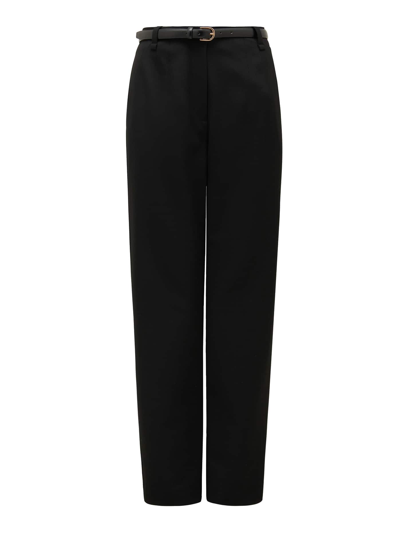 Terry Tapered Pants Black_mannequin