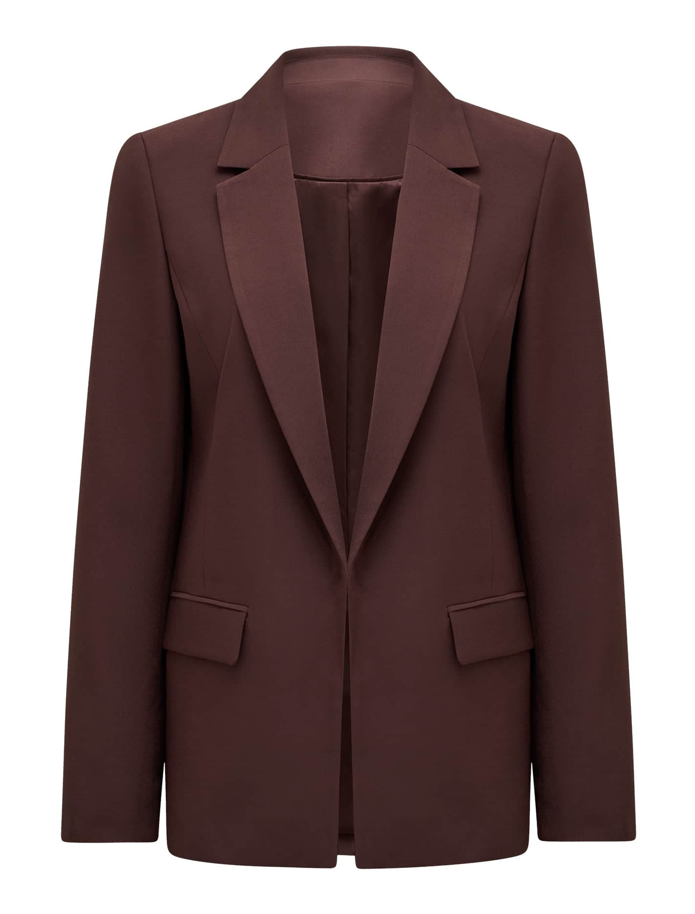 Mason Boyfriend Blazer Espresso_mannequin