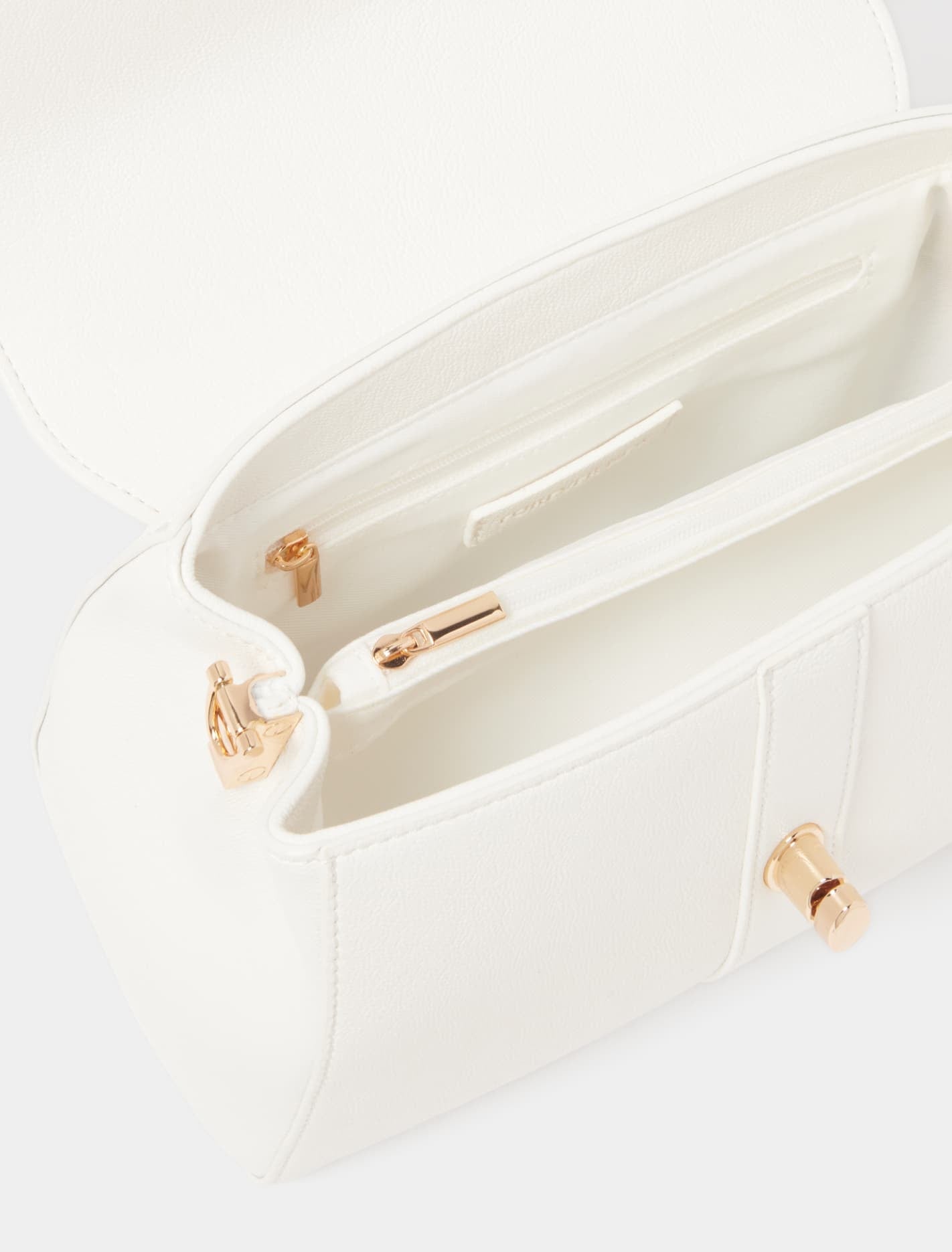 Aubree Scarf Top Handle Bag White/ Print_mannequin