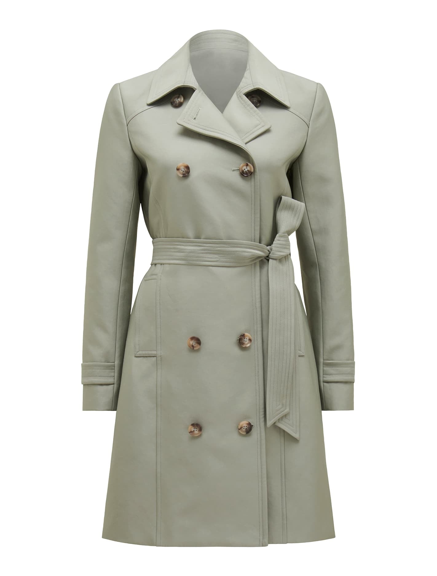 Alicia Short Trench Eucalyptus_mannequin