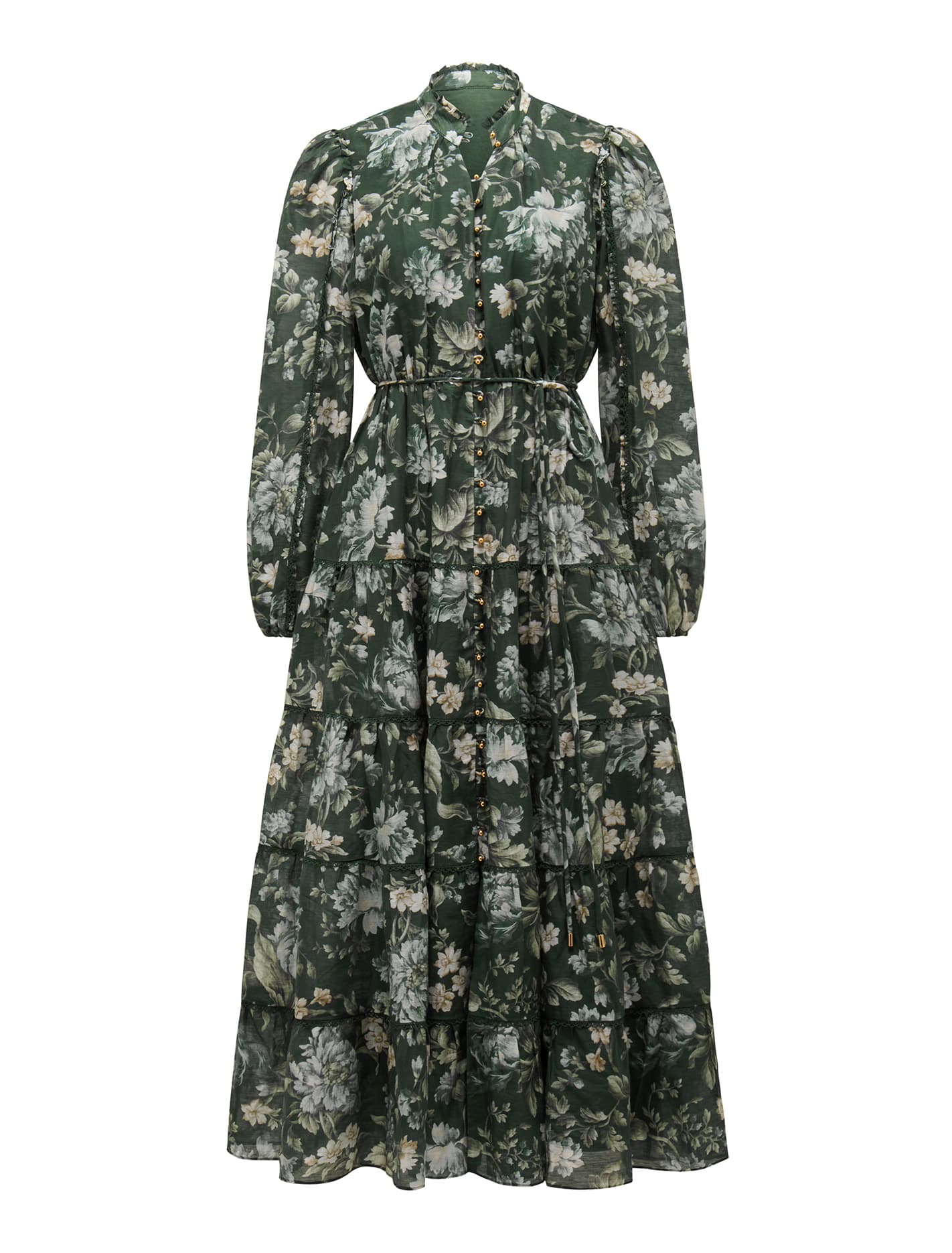 Jessie Button Down Midi Kinsley Floral_mannequin