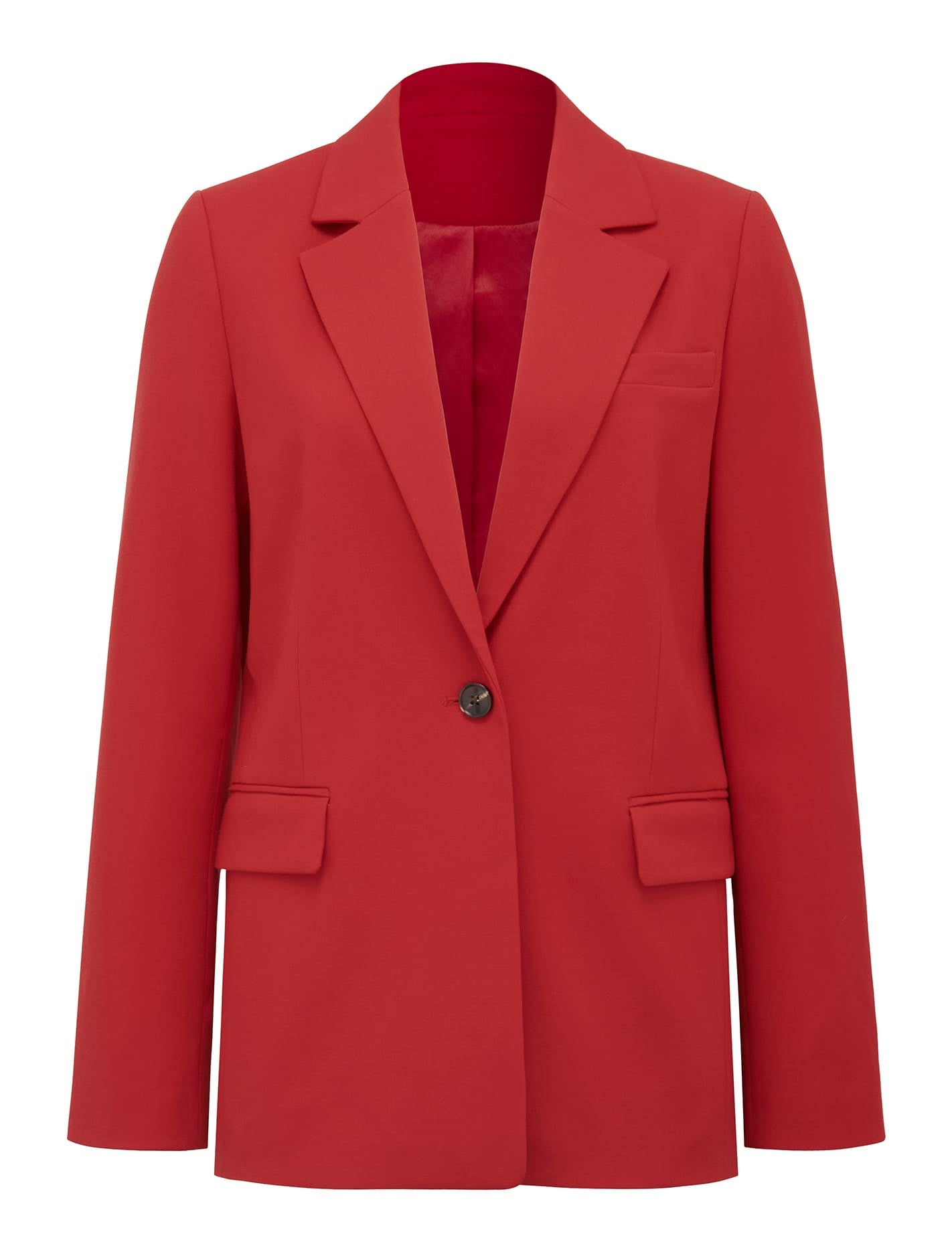 Frankie Single Breasted Blazer Red Suit_mannequin