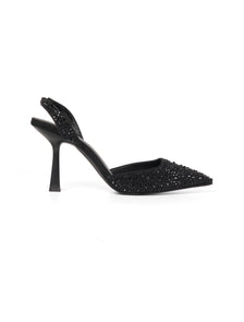 Paris Pointed Slingback Black_mannequin