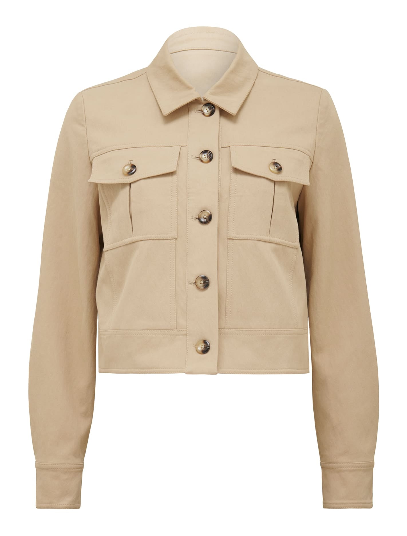 Luca Crop Utility Jacket Soft Camel_mannequin