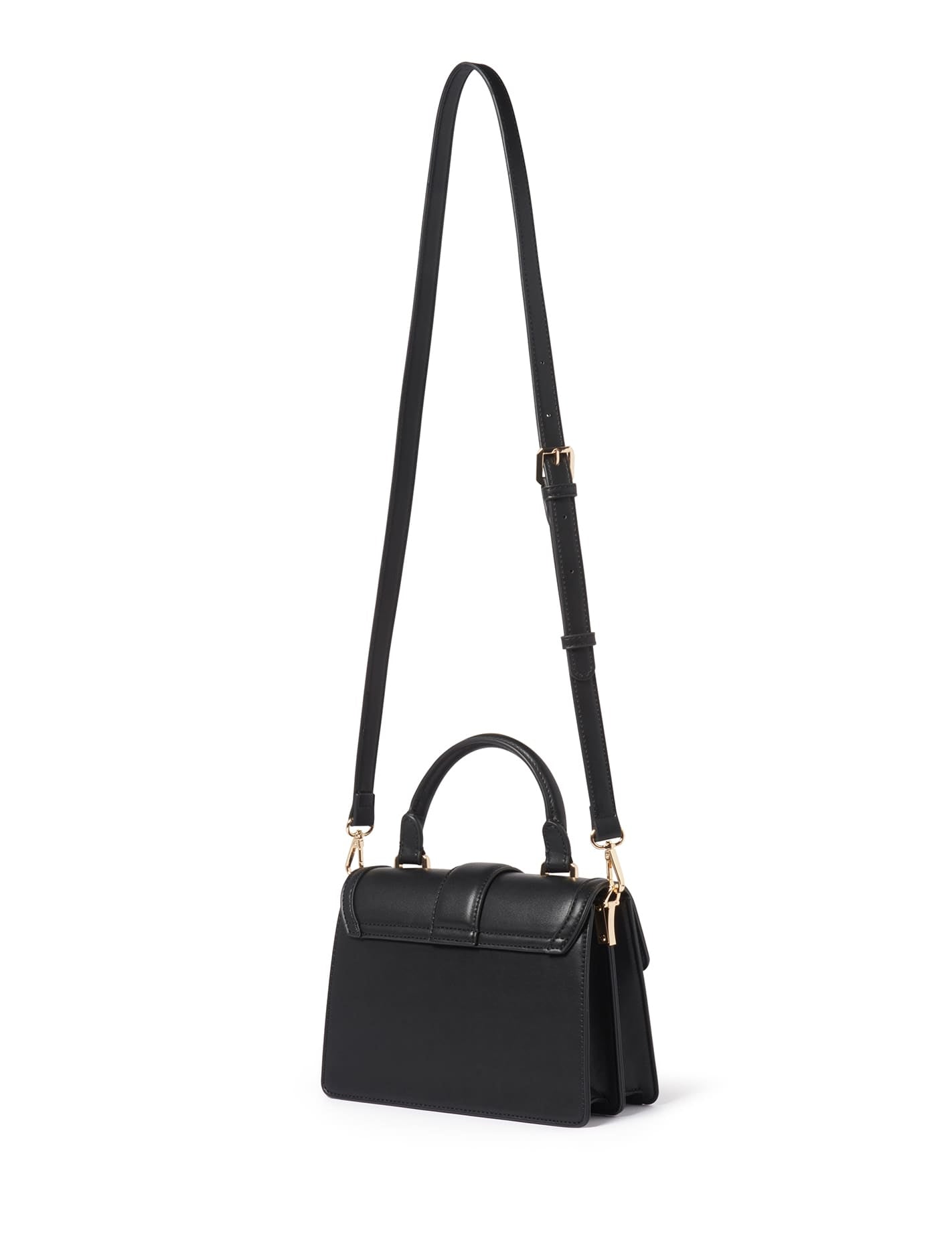 Lucia Top Handle Bag Black_mannequin