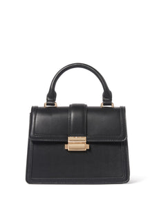 Lucia Top Handle Bag Black_mannequin