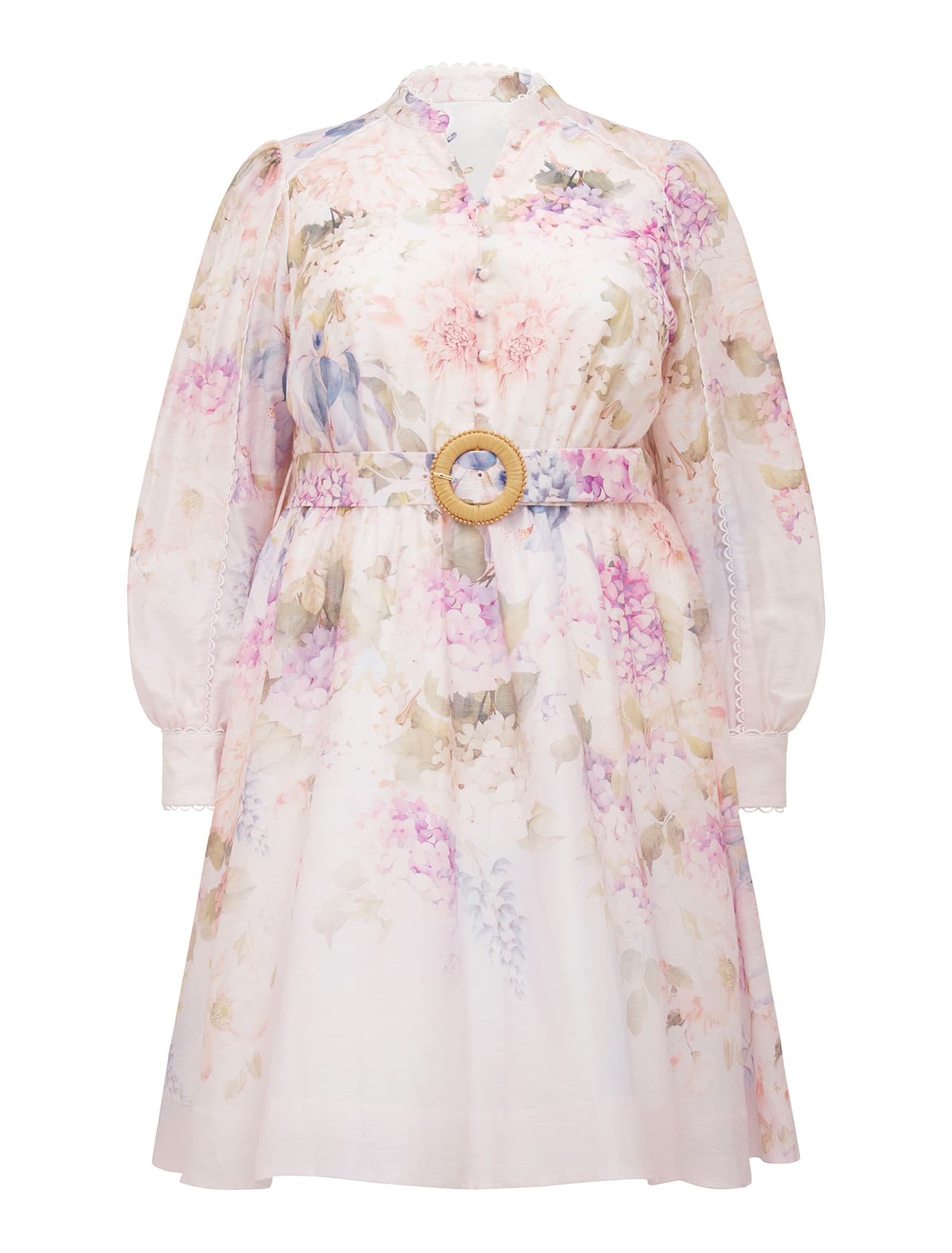 Vienna Curve Trim Skater Warrantina Floral_mannequin