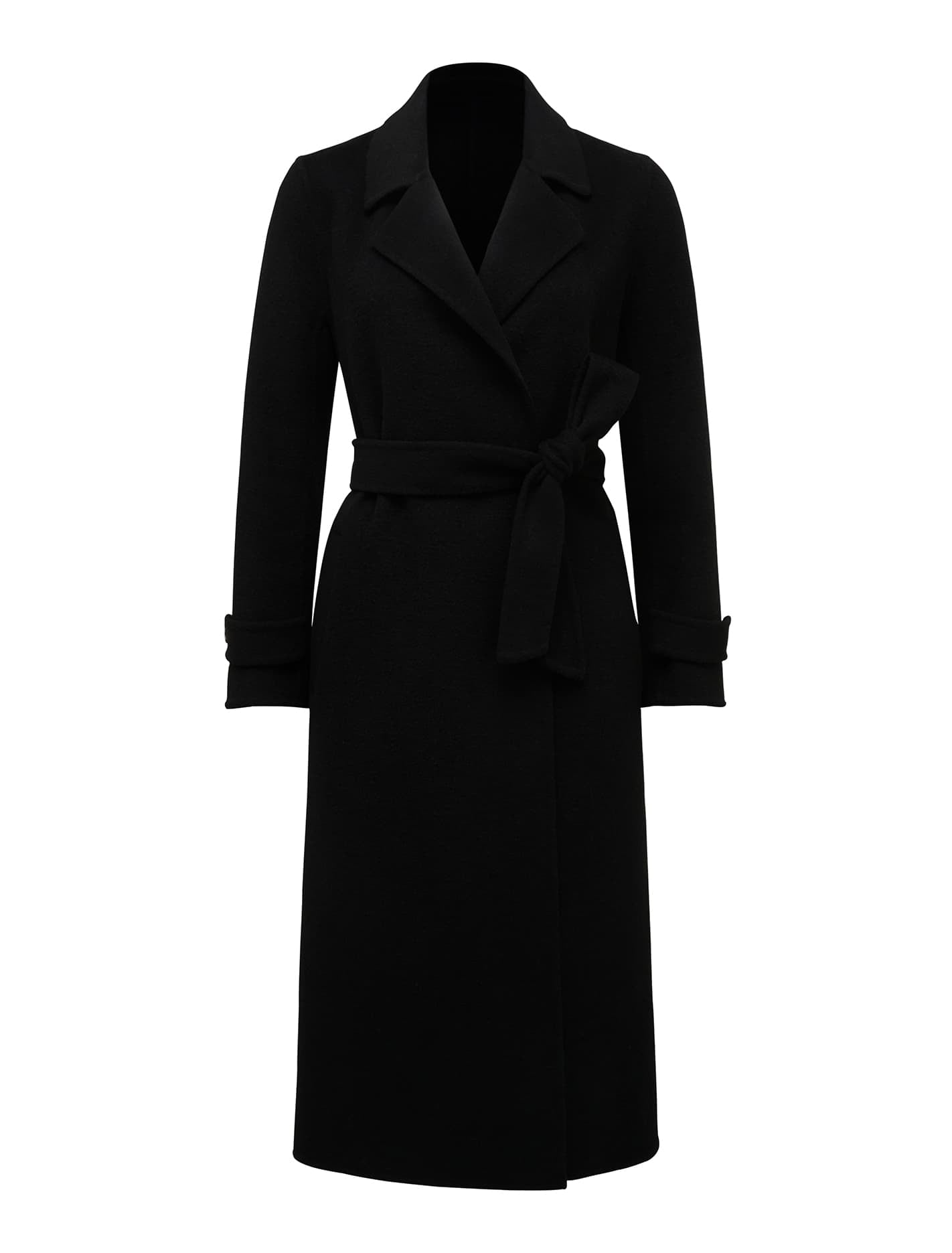 Carter Felled Seam Coat Black_mannequin