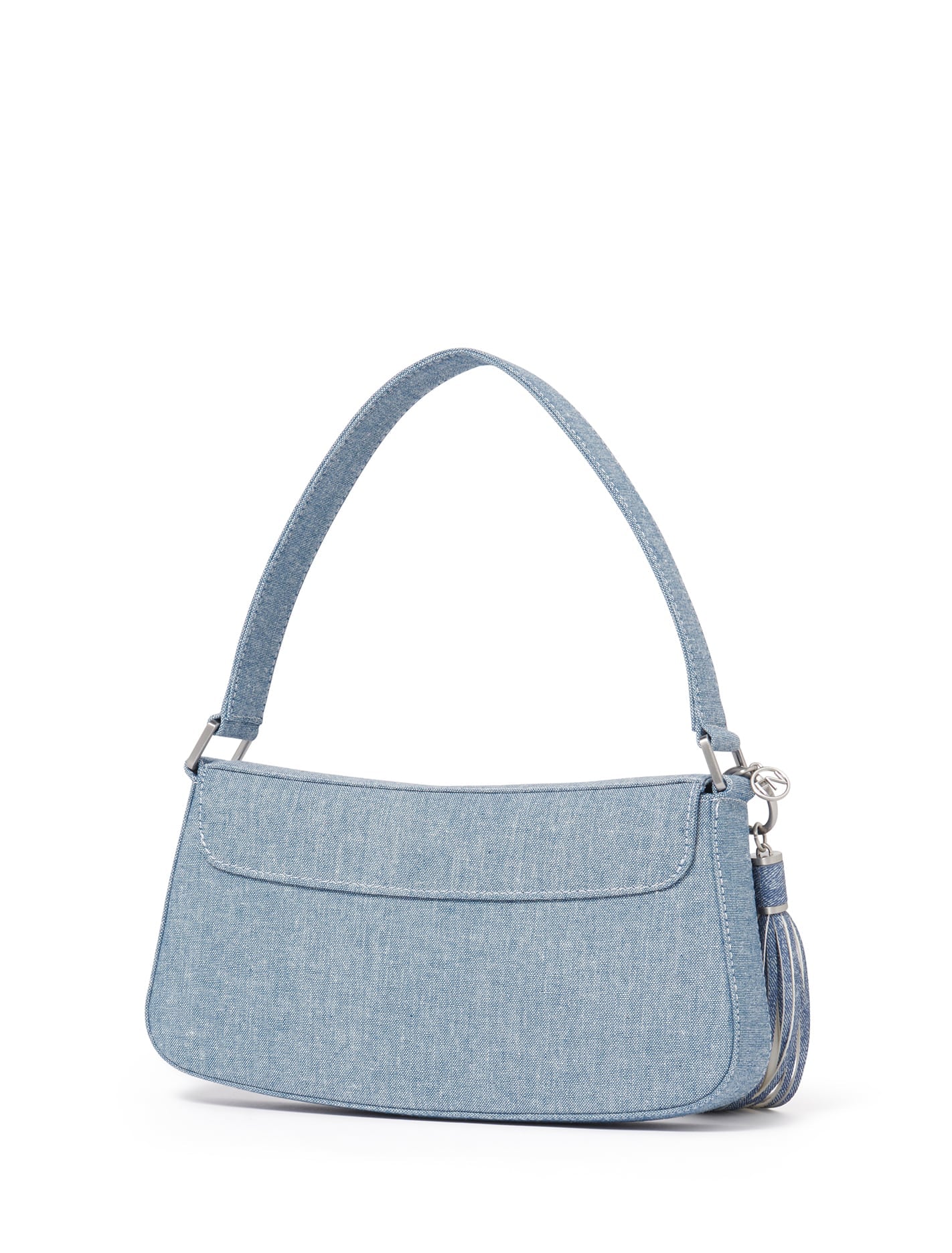 Sandy Logo Shoulder Bag - Signature Denim_mannequin