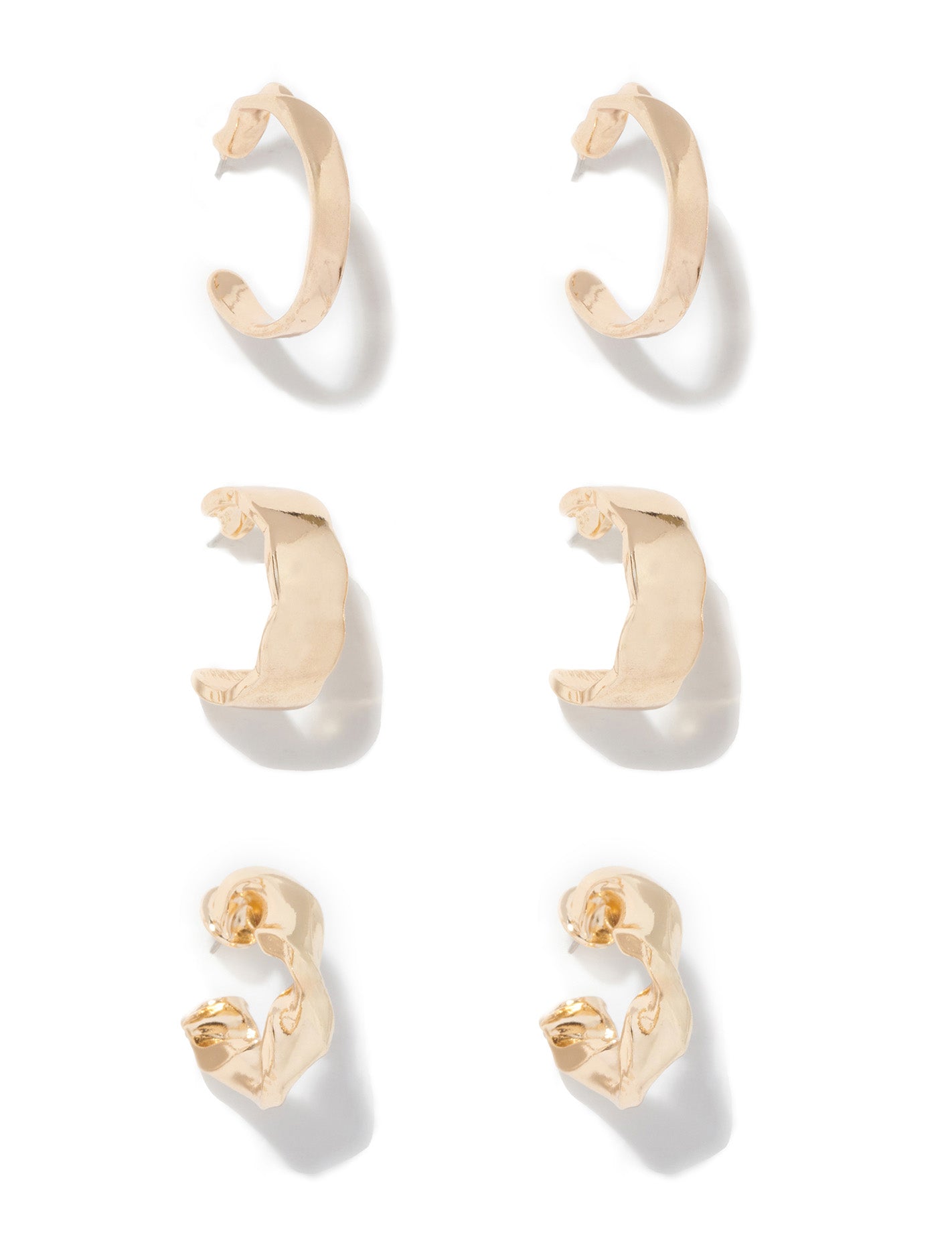 Hattie Multi Hoop Pack Gold_mannequin