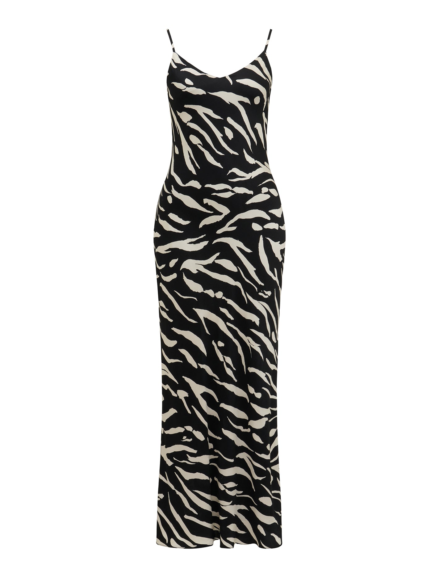 Skye Satin Slip Dress Carmen Abstract_mannequin