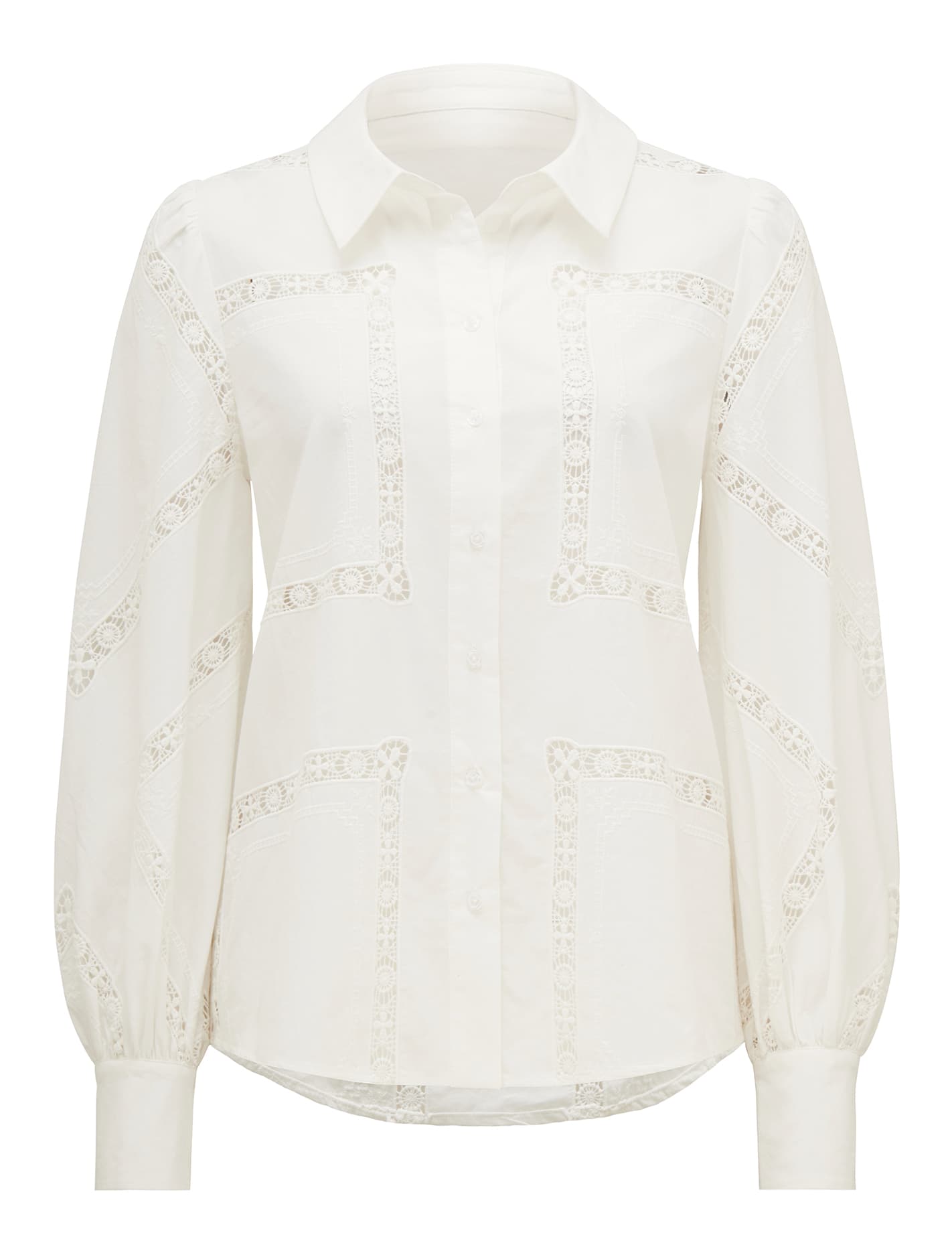 Brianna Broderie Shirt Porcelain_mannequin