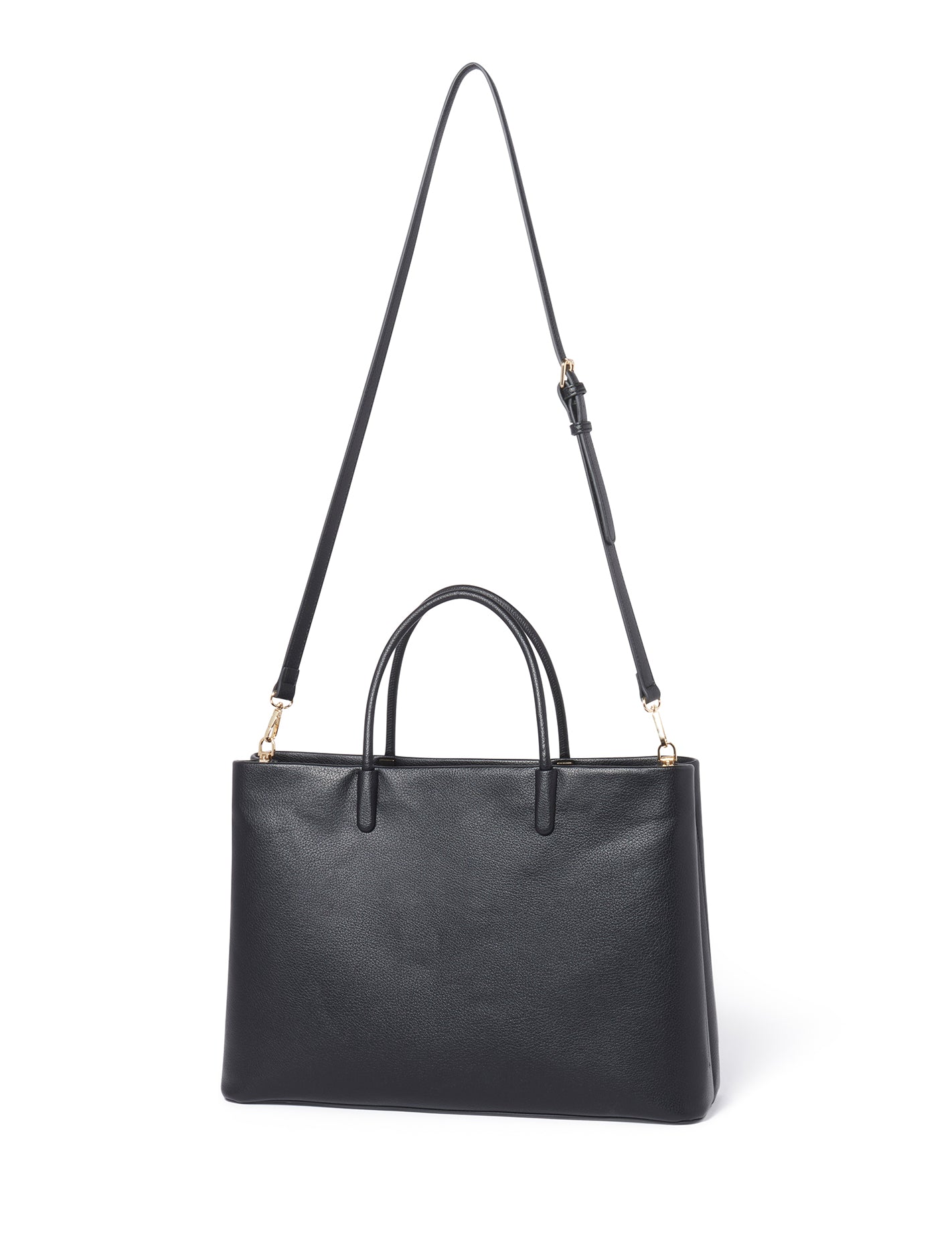 Romy Refined Laptop Bag Black_mannequin