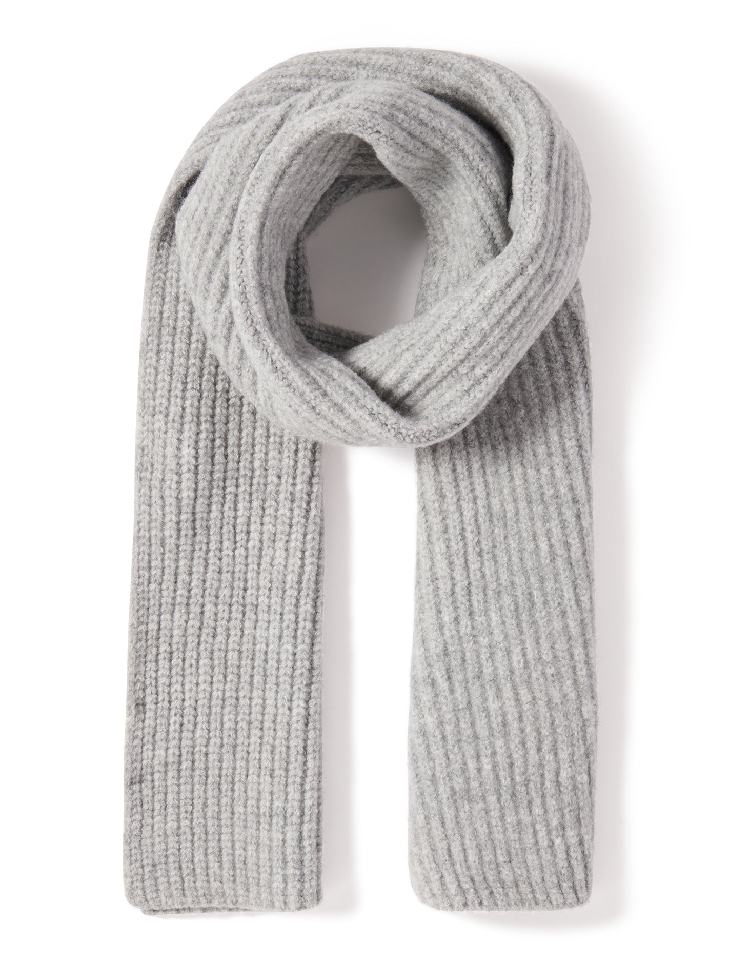 Rory Knit Scarf Light Grey_mannequin