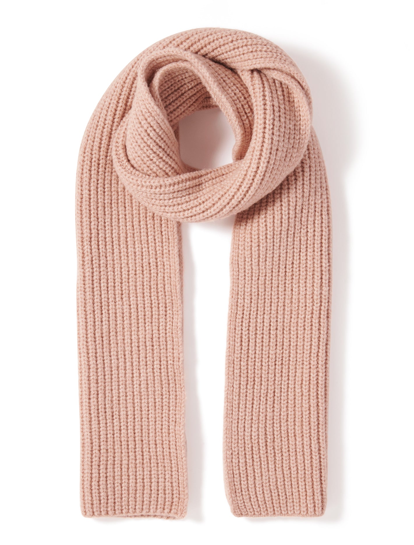 Rory Knit Scarf Blush_mannequin