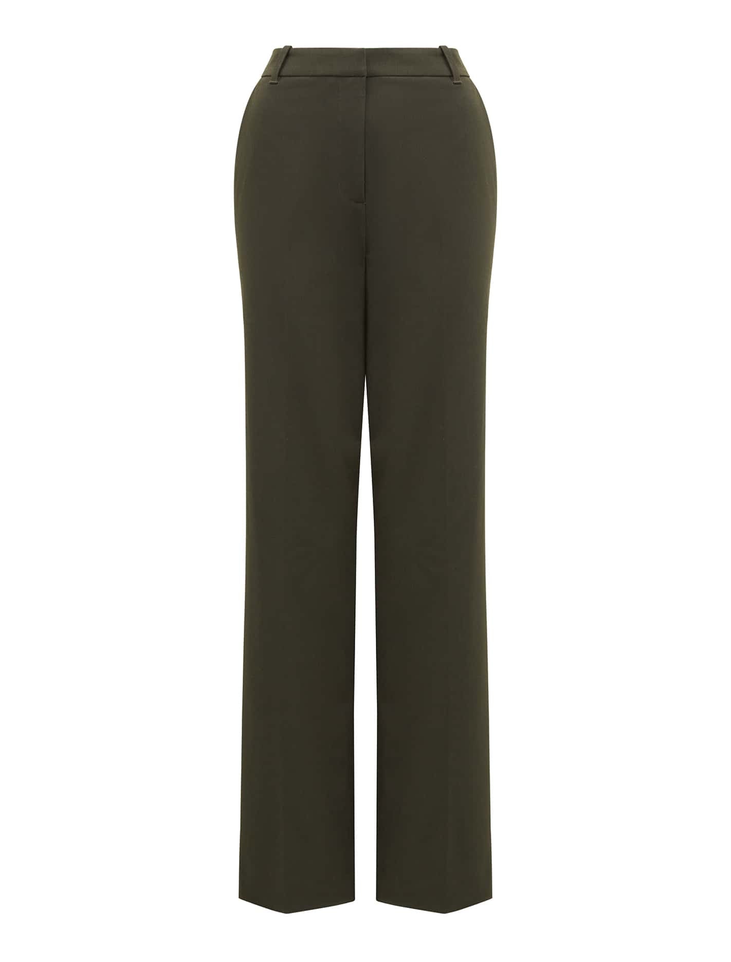 Trisha Tailored Pants Dark Olive Suit_mannequin