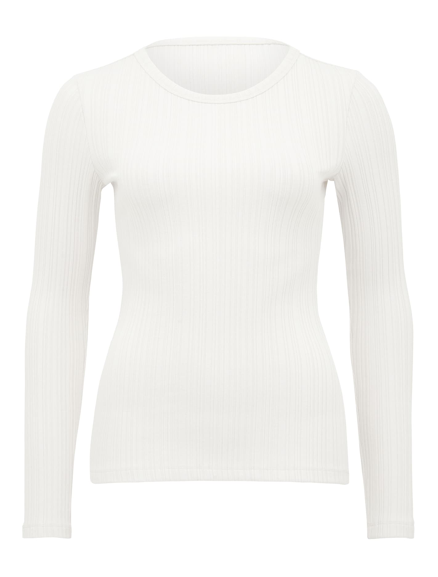 Meghan Rib Crew Neck Top Porcelain_mannequin