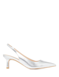 Nadine Slingback Pump Silver_mannequin
