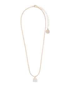 Clara CZ Stone Necklace Crystal_mannequin