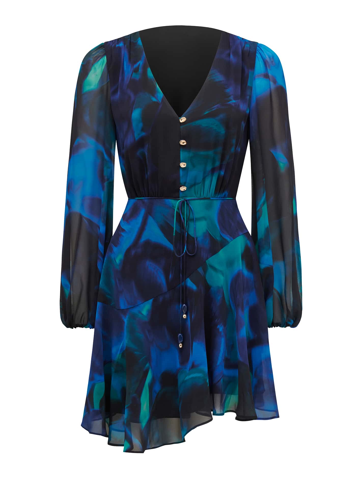 Tamara Asymm Mini Dress Rosalia Floral_mannequin