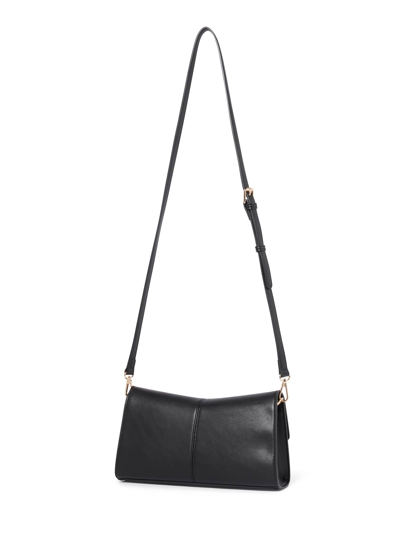 Margot Chain Clutch Black_mannequin