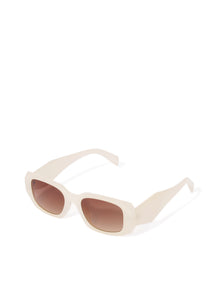 Rebecca Rectangular Sunglasses Ivory_mannequin