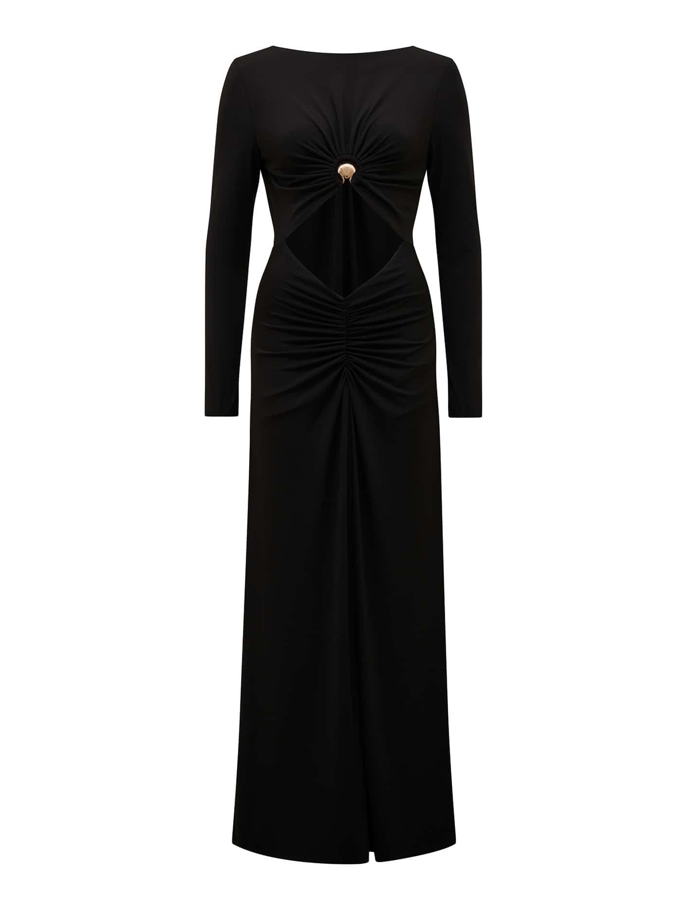 Abbey Cut-Out Maxi Dress Black_mannequin