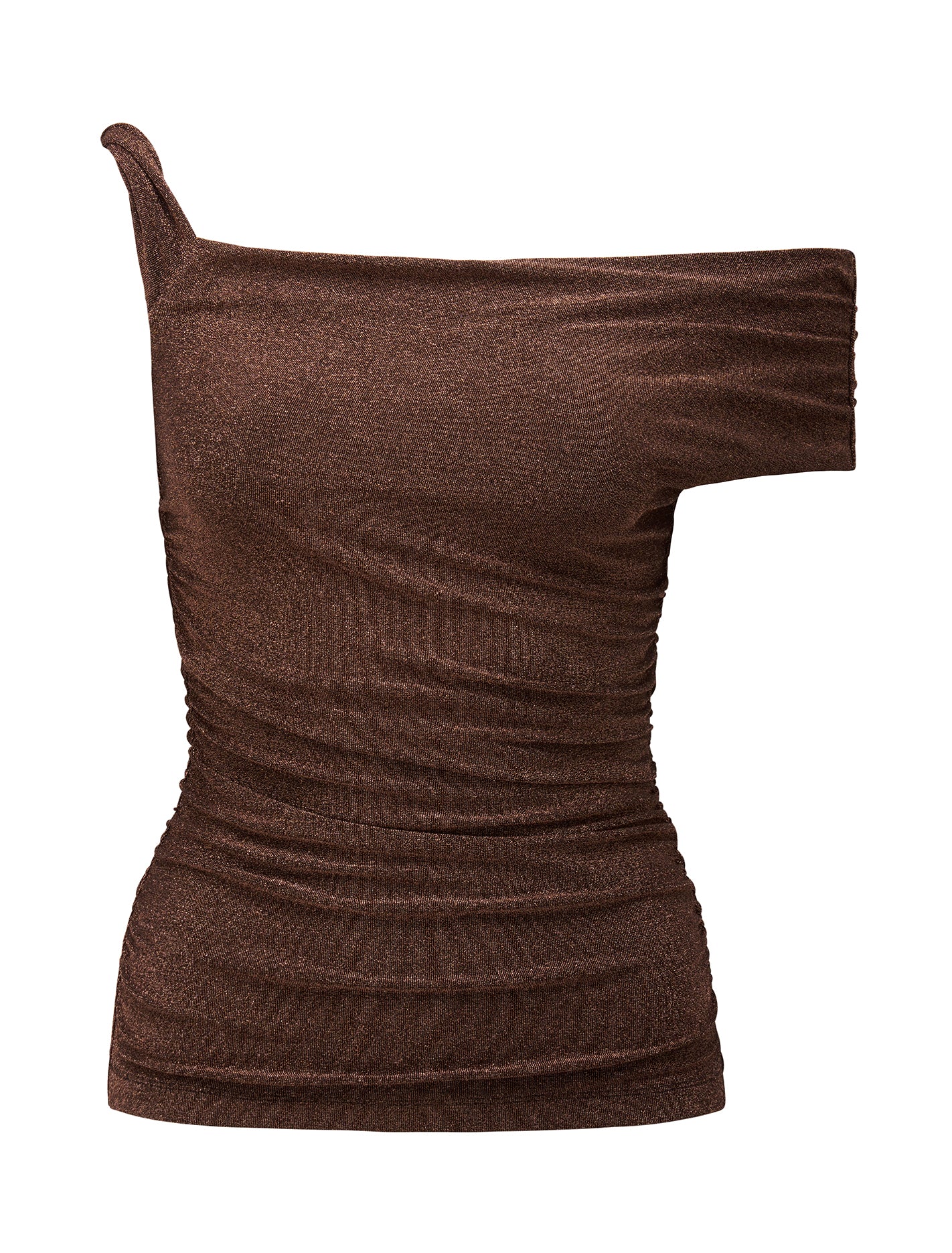 Mia Twist Shoulder Top Bronze_mannequin