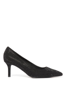 Londyn Drenched Court Shoe Black_mannequin